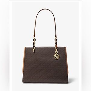 Sofia Large Saffiano Leather Tote